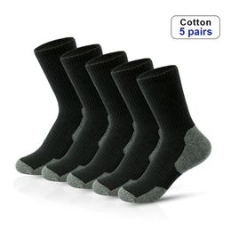 5 pares para hombres Sport Crew Socks Performance Athletic informal suave transpirable Runking Basketball Compression 231221