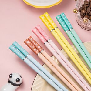 5 paren Sakura Chopsticks Creatieve prachtige Ramen Sushi Sticks Aziatisch restaurant Chopstick