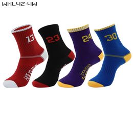 5 chaussettes de basket de basket-ball de super-star elite épaisses chaussettes de sport épaisses de serviette de skateboard durable bas 1032194