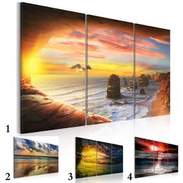 5 panneaux moderne imprimé vague de mer paysage peinture photo toile art paysage marin peinture pour salon sans cadre sans cadre cadeau Oil266e