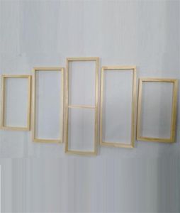 5 Paneel houten frame ingesteld voor canvas olieverfschildering gereedschap op maat gemaakt doe -het -zelf innerlijke houten muurkunst 21090869458548228074
