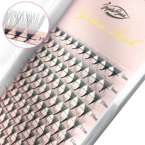 5 Pcfalse Eyelashes Ventiladores de volumen prefabricado 3d 4d 5d 6d 10d Mezcle Extensión de pestañas individuales Prefocado Volumen ruso Extensión de pestañas Fan Faux Mink Z0403