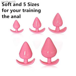 5 PCS Anal Plug Set Silicone Beads Buttplug Anus Kit Prostate Massageur Men Intime Adult Sex Toys for Women Gay Couple L230518