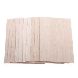 5 PCS Balsa Wood Feuilles PLY 100/150/200/300 mm de long 100 mm de large 1/1,5/2/3/4/5/6/8 mm d'épaisseur pour le projet de bricolage artisanal