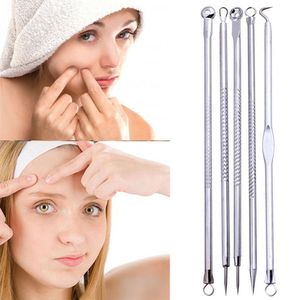 5 stks per set Acne Removal Needle Face Clean Tool Pimple Plumish Comedone Blackhead Extractor Remover