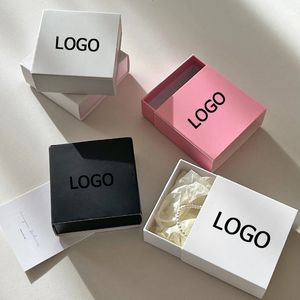 5 PCS Aangepaste lege sieradendoos Pacakge kleine geschenken doos voor bruiloft verjaardag valentijnsdag geschenken ketting oorrangbox 240430