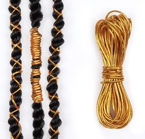 5 pièces Dreadlock perles tresses accessoires de cheveux tressage coiffure miroitant extensible tressage cheveux cordes longues 1 Mpc1083139