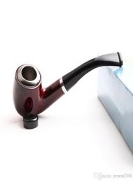 5 pcs à double usage Portable Fumer Pipe de tabac Pipe de tabac Filtre Filtre Herbe Pipe en bois avec support Accessoires de cigarettes3711446
