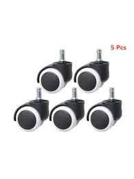 5 pc's/perceel 10 mm/11 mm 2 inch Circlip/Screw PU kantoorstoel Caster Grote klasse Universal Wheel stil