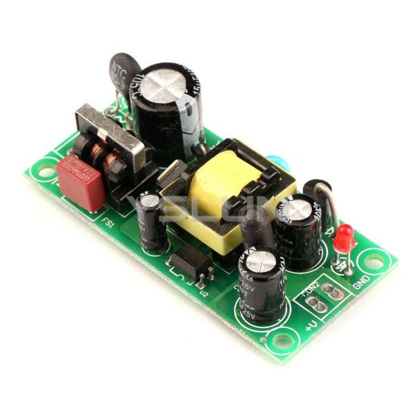 Livraison gratuite 5 PCS / LOT DC Buck Converter AC 90 ~ 240V à DC12V 1A 12W Commutateur Alimentation LED Régulateur de tension d'entraînement # 090877