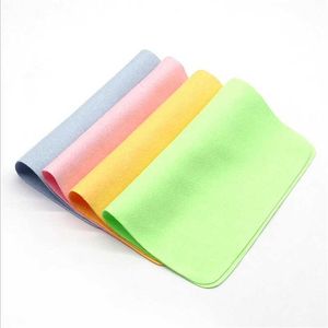 5 pièces/lots haute qualité Chamois lunettes nettoyant microfibre lunettes chiffon de nettoyage pour lentille téléphone écran nettoyage lingettes lunettes