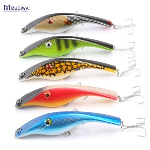 5 stks Mizugiwa Zalt Musky Vissen Lokken Undberg Stalker Jerkbait Musky Muskie Pike Bass Paars Zander Pesca Bass Aas Kunstmatige T200820