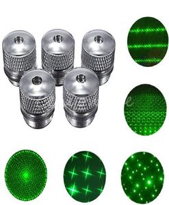 5 pc's nieuwe aankomst 5 -stijl patroon heldere converter licht breking breking groene laser pointer pen balk kop klein formaat eenvoudig carry4986135