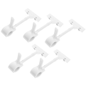 5 pc's pop advertentiemap Display Stand Prijskaartje Tagclip Metalen plankbeugels Bureau Plastic houder magnetische labels