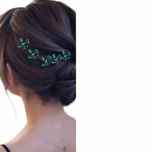 5 piezas Rhinestes Little Simple Bride Wedding Hair Pins Sier Bridal Hair Piece Accesorios para el cabello de boda para mujeres y niñas w32F #