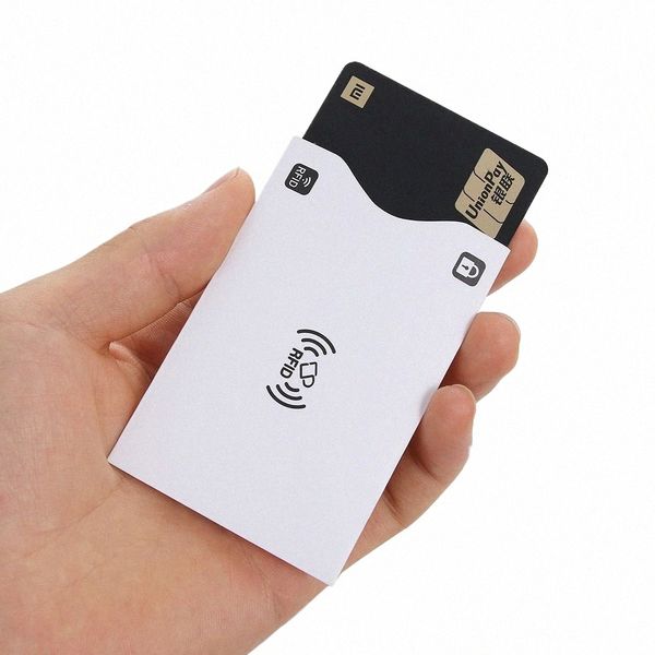 5 PCS Smart Credit Cards Protect Bank Bank Bank RFID Carte Holder Anti Thief Aluminium Paper 03E0 #
