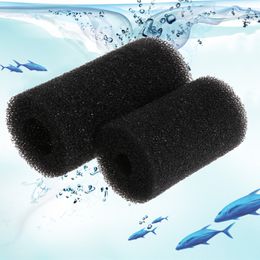 5 PCS Sponge Aquarium Filter Protector Cover voor Black Black Foam van de vissentankinlaat Zwart schuim