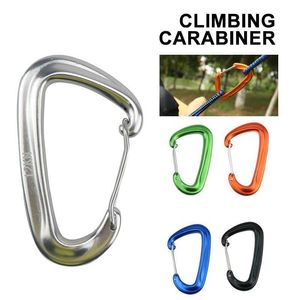 5 PCSCARABINERS D Buckle Climbing 12Kn Carabiner aluminium veiligheidslot Hook Buiten rugzak gespakke nieuwe camping wandelapparatuur accessoire P230420