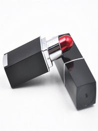 5 PCSLOT Metal Smoking Pipe Redpurple Fashion Magic Lipstick Pipe Mini Portable Metal Smoking Accessory Filtertips Caps6802219