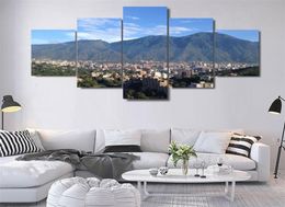 Toile 5 pièces Art Avila Caracas Mountain Canvas Print Paint Wall Art Affiche Modern Home Decoration Living Room Pictures 2103103782546