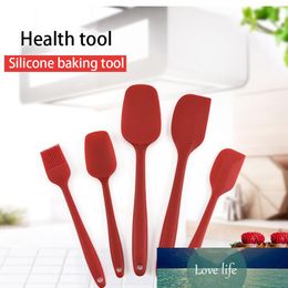 Ensemble de 5 spatules en silicone résistant à la chaleur Ensemble d'ustensiles de cuisine antiadhésifs pour la cuisson, la cuisson et le mélange en toute sécurité