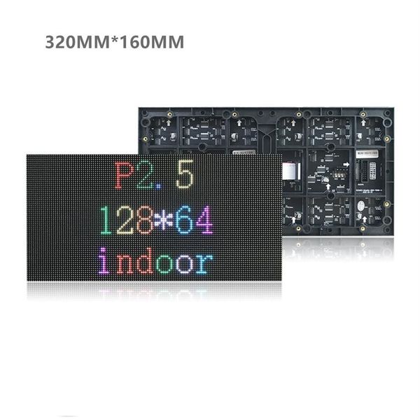 Módulo de pantalla smd de tablero grande de 5 piezas RGB a todo color interior PH2 5 320 160mm pantalla de cartelera LED video en movimiento señal digital panel299a