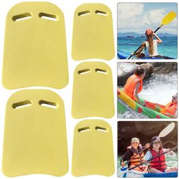 5 morceaux d'enfants et d'adultes nageur de natation aident la planche en forme de botté en u carton flottant jaune 240430