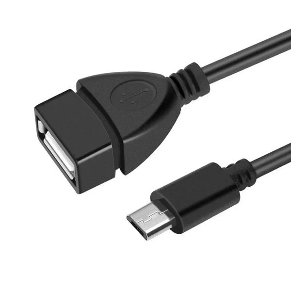 5 pièces OTG Adapter Micro USB Cables OTG USB Cable Micro USB vers USB pour Samsung LG Sony Xiaomi Android Phone pour le lecteur flash