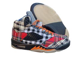 5 Plaid Big Kids Tinker Hatfield Designer Sneakers 5s Chaussures de basket-ball Hommes Femmes Kid Youth Sports Shoe Mode