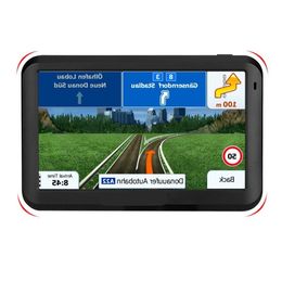 Livraison gratuite 5 "pouces voiture camion GPS Navigation Sat Nav FM 8GB lecteurs MP3/MP4 Bundle cartes gratuites Mwaun
