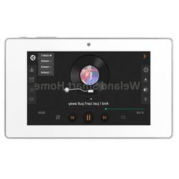Freeshipping 5 "touchscreen Multi-room audiovisueel systeem, nieuwe kamer AUX in/USB/TF muziekspeler, in muur audio digitale stereo WIFI een Dvni