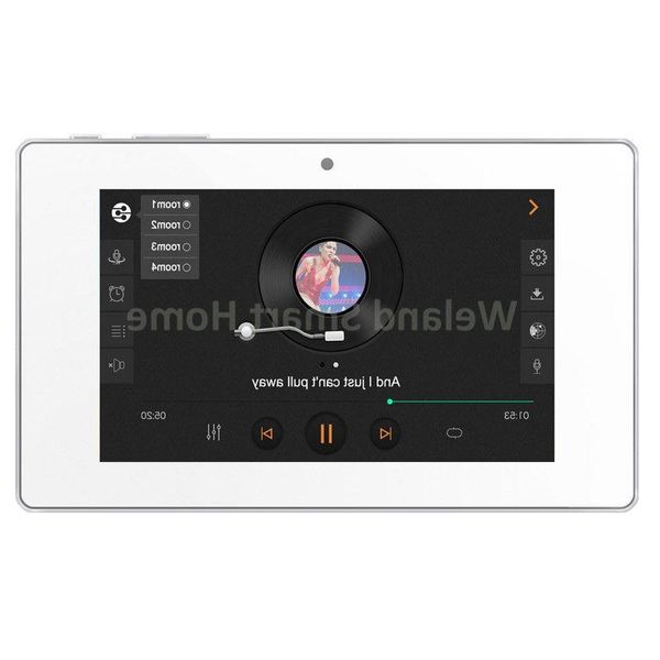 Freeshipping Sistema audiovisual para varias habitaciones con pantalla táctil de 5 