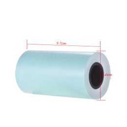 5 rouleaux de papier thermique autocollant imprimable papier rouleau auto-adhésif 57 * 30 mm pour le péripage A6 Photo Imprimante pour Paperang P1 / P2