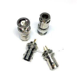 5 set Twin Twinax BNC stekker vrouwelijke jack moer schot soldeer RG59 RG108 connector305a