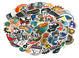 5 ensembles 250pcs Soudage Stickers Autocollants Casquet Soudage Construction Stickers3020985