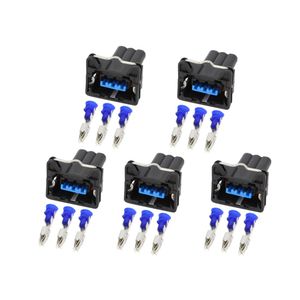 5 Sets 3 PIN EV6 Automotive Connector Gasspositie Sensor Connector Standaard S-745 voor Volvo Airtex 1P1421 voor FIAT DJ7034Y-3.5-21