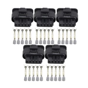 5 Sets 5 Pin DJ7056-1.2-21 Waterdichte Vrouwelijke HIRSCHMANN Automotive Connector Auto Connector Behuizing Plug 872-860-541 872-860-546