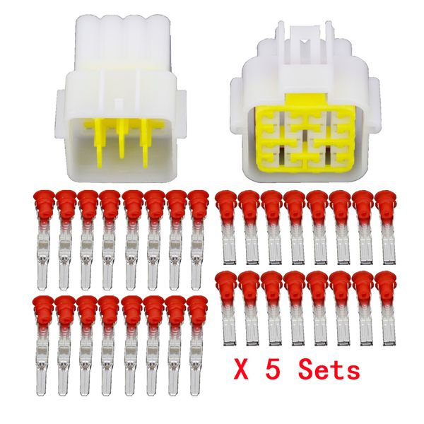 5 ensembles/Kits connecteur de fil électrique étanche 16 broches DJ7161Y-2.3-11/21 connecteur Automobile mâle et femelle