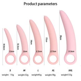 5 tailles Silicone Plug Anal Unisexe Butt Trainer Gode Hommes Prostate Masseur Pour Femmes BDSM Sexy Jouets Couples 240326