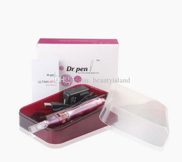 5 Vitesses Auto Mirco Aiguille Électrique Derma Pen DR.PEN Aiguille Réglable Longueur 0.25-2.5mm Dermapen Avec 102 Cartouches D'aiguille PCS