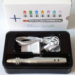 5 Speeds Derma Pen LED Photon Electric Miconeedle Dermapen For Skin Rejuvenation Therapy With 7 colors