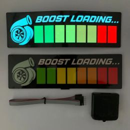 5 sterren gezocht LED-licht-emitterende raamsticker sticker voorruit sticker decoratieve auto-accessoires lichtbord zonder batterij