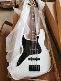 5-strings actieve pick-ups linkshandige elektrische basgitaar, zwarte pickguard, palissander toets, bieden op maat gemaakte services