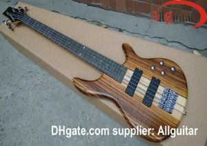 5 Strings Bass Natural One Piece Body Bass Active Pickups China Electric Bass Guitar9257254