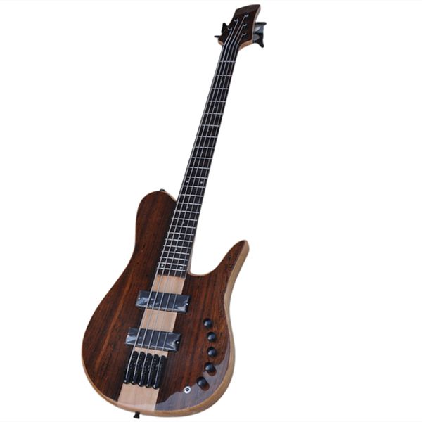 Guitare basse électrique à 5 cordes avec 24 frettes, offre Logo/couleur personnalisable