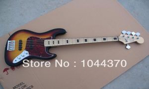 5 Stringshe Jazz Bass Vintage Sunburst Electric Bass Guitar 7866602