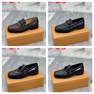 Zapatos de cuero de lujo para hombre, modelo de 5 estilos, zapatos planos de negocios, zapatos de oficina de verano y otoño de talla grande 38-45