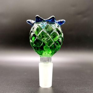 5 Estilo Grueso Pyrex Hookahs Glass Animal Bowl con 14 mm 18 mm Macho Verde Azul Serpiente Pulpo Cocodrilo Hierba Tabaco Bong Tazones para tuberías de agua Bongs