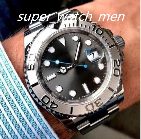 6 montres de style pour hommes automatique 2836 Eta NoobF montre pour homme en acier inoxydable 904L rhodié gris bleu cadran argenté platine 116622 Sport N Factory