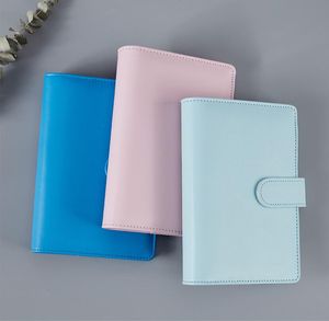 12 Styles A6 Coloré Macarons Creative Macarons Binder Notepads Shell Libre-Leaf Diary Papeterie Coussin Cadeaux Cadeaux Fournitures de bureau